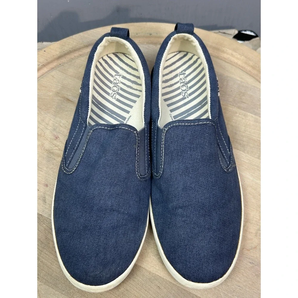 Taos Dandy Shoes‎ Mens Size 11 Canvas Slip On Comfort Casual Loafers Sneakers